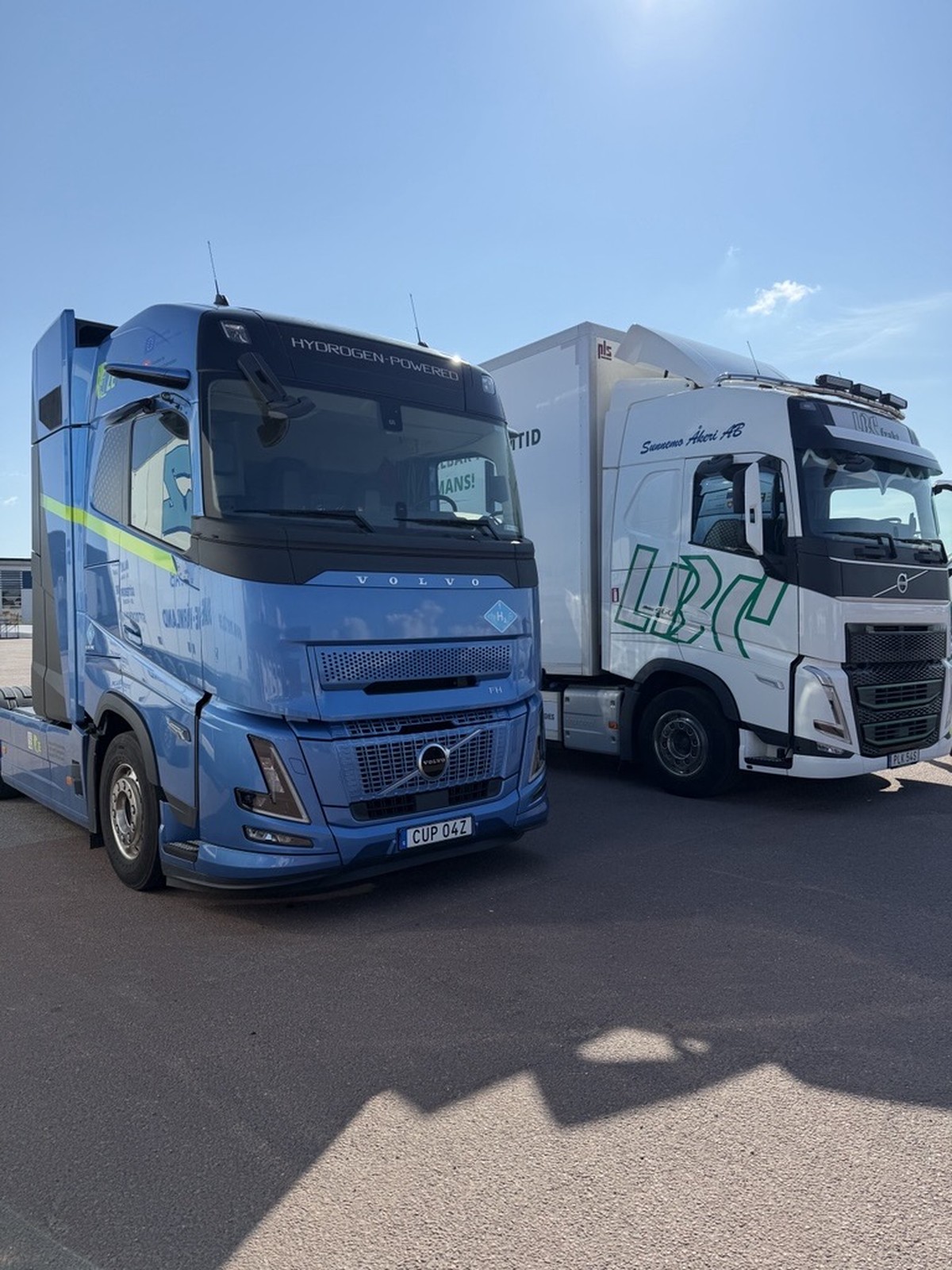 Volvo vätgasbil Sunnemo Åkeri